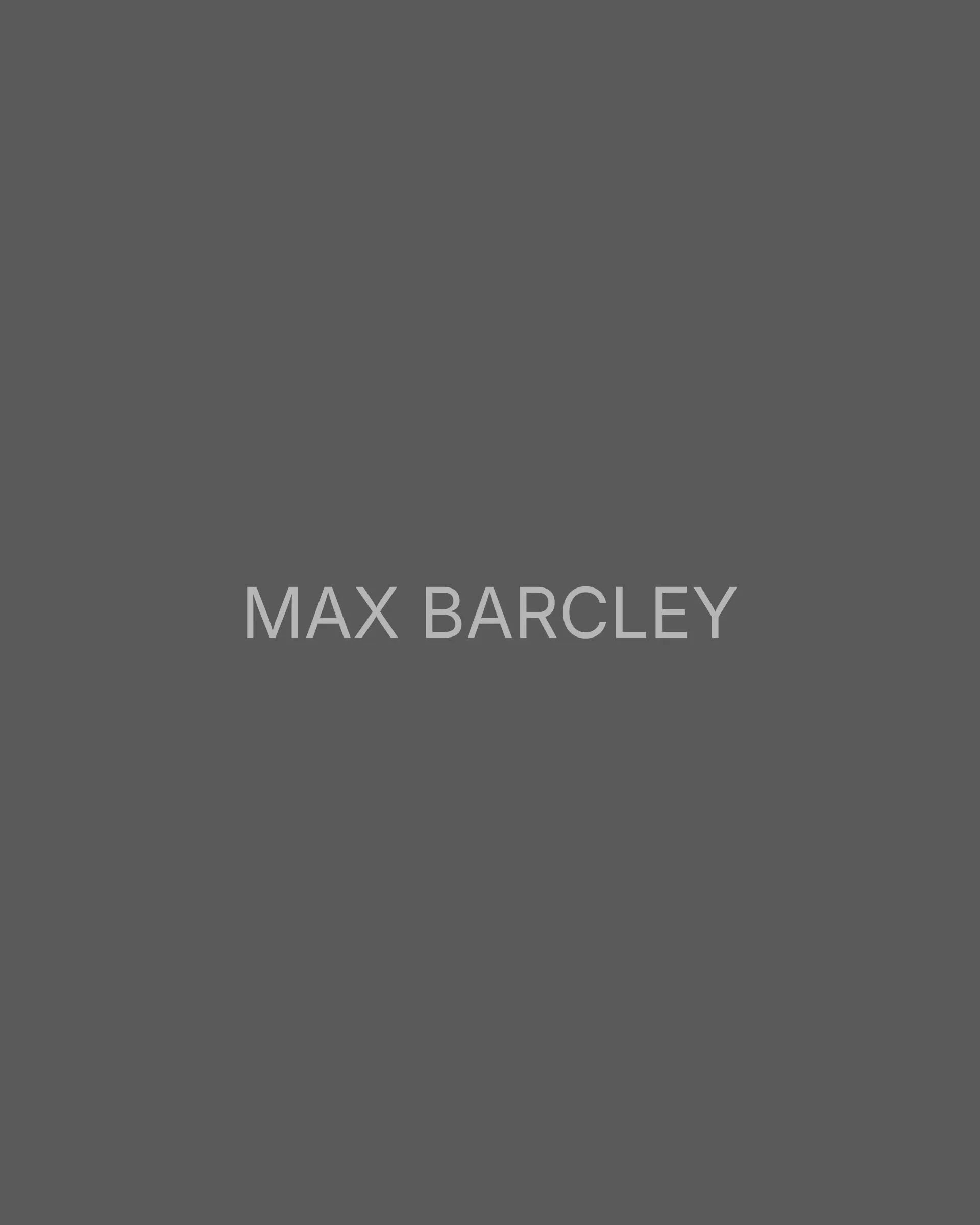 Portrait of Max Barcley